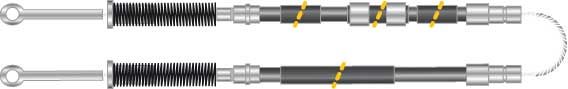 Tirette à câble, frein de stationnement - CF5158