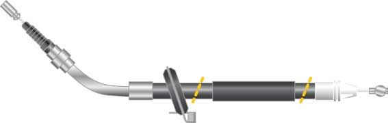 Tirette à câble, frein de stationnement - CF5710