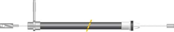 Tirette à câble, frein de stationnement - CF5873