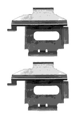 Kit d'accessoires, plaquette de frein à disque - A212