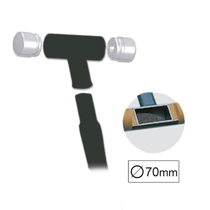 EMBOUTS DE NYLON POUR MARTEAU NYLON Ø70MM