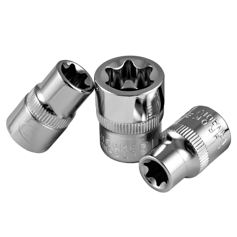 3/8" TORX DOUILLE DU E11, CHROME