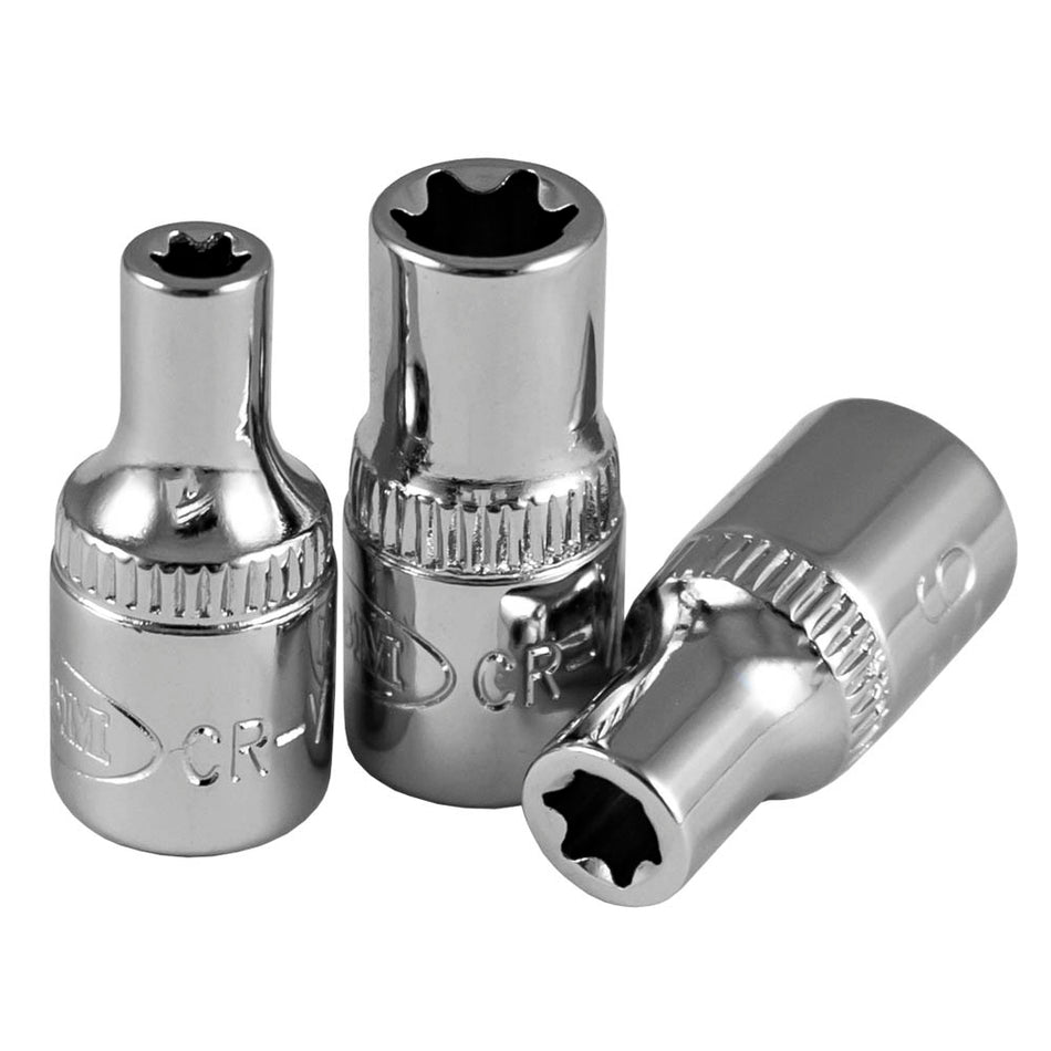 1/4" TORX DOUILLE E8, CHROME