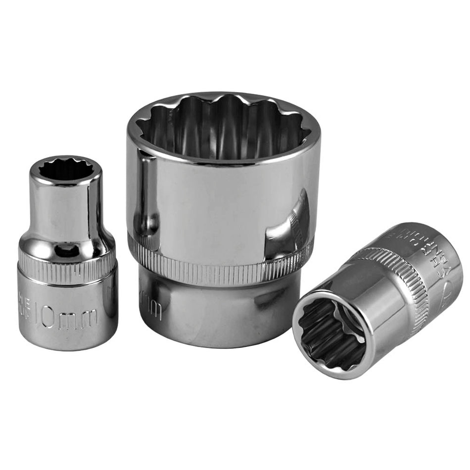 1/2" MINI XZN DOUILLE DU  30MM, CHROMÉ
