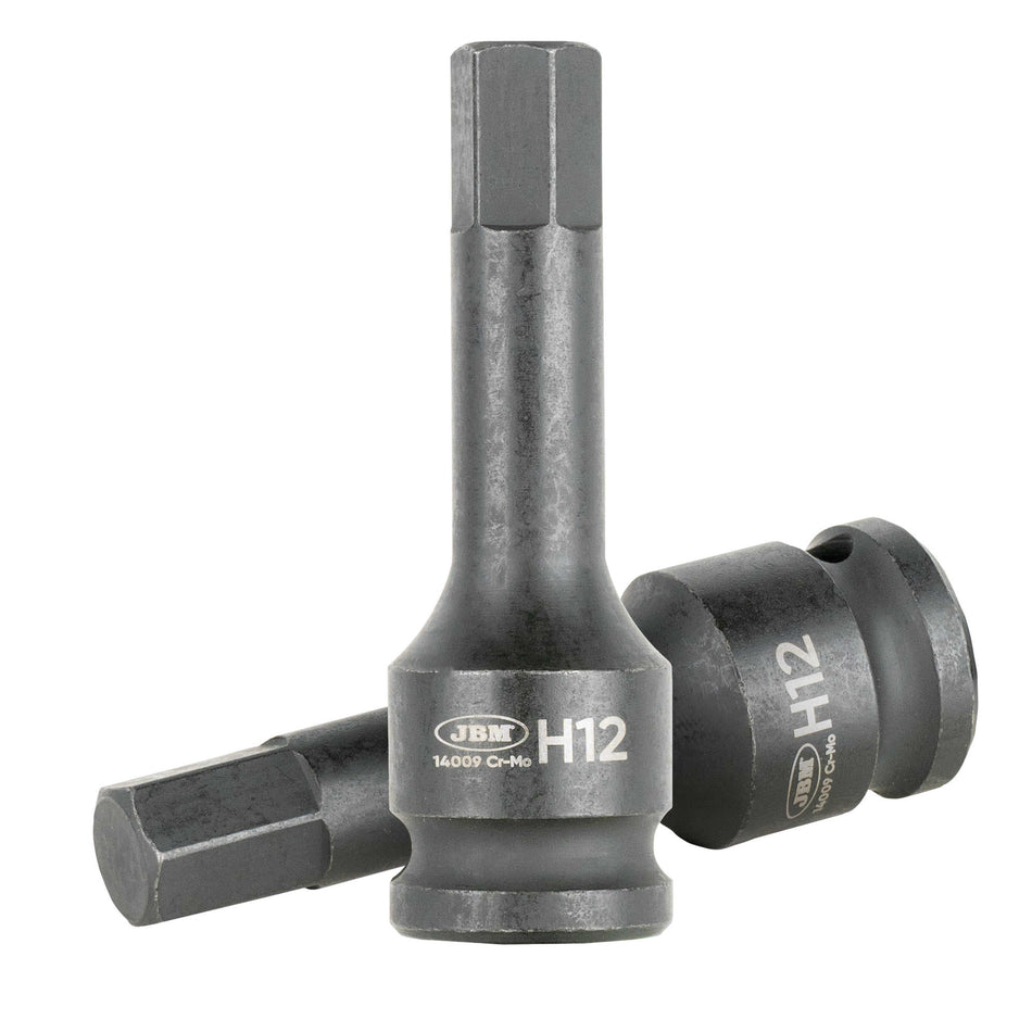 EMBOUT DE VISSAGE IMPACT 6 PANS 1/2" 12MM