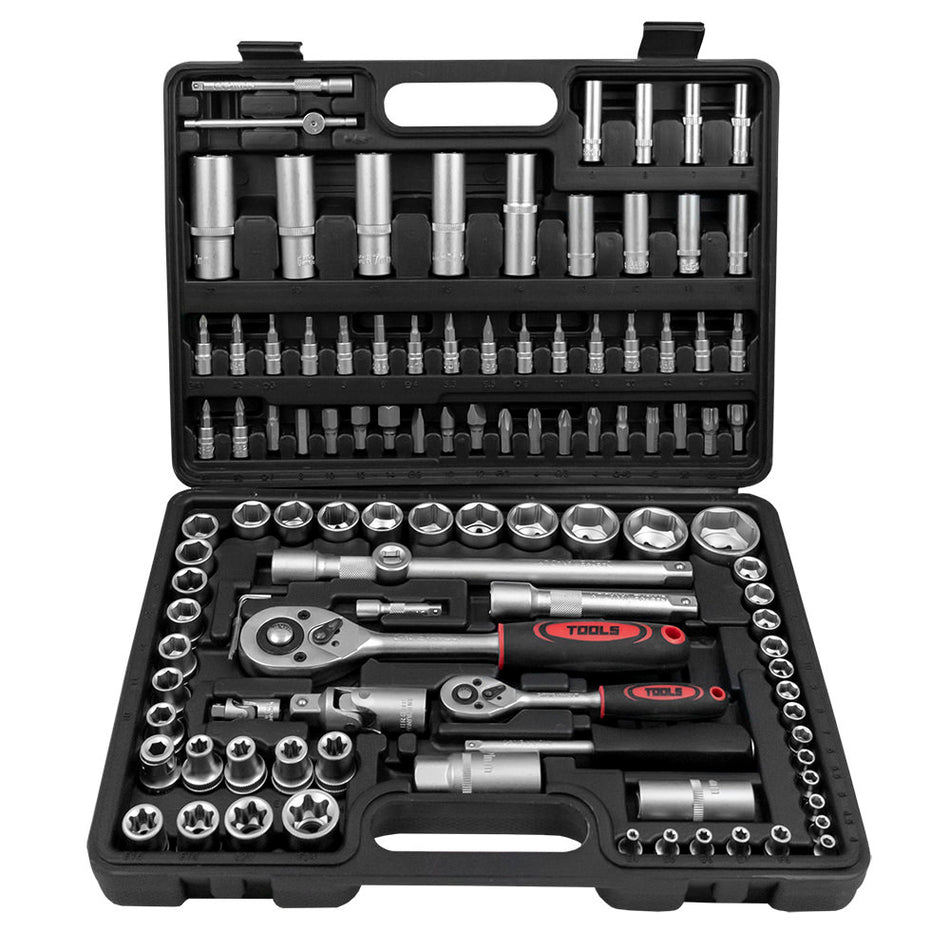 COFFRET DE DOUILLES 108 PIÈCES 6 PANS