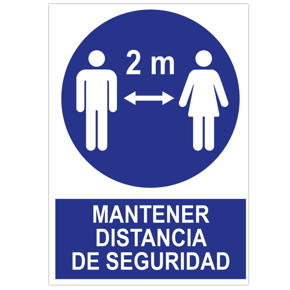 AFFICHE AU FORMAT A3 « GARDEZ UNE DISTANCE DE SÉCURITÉ »