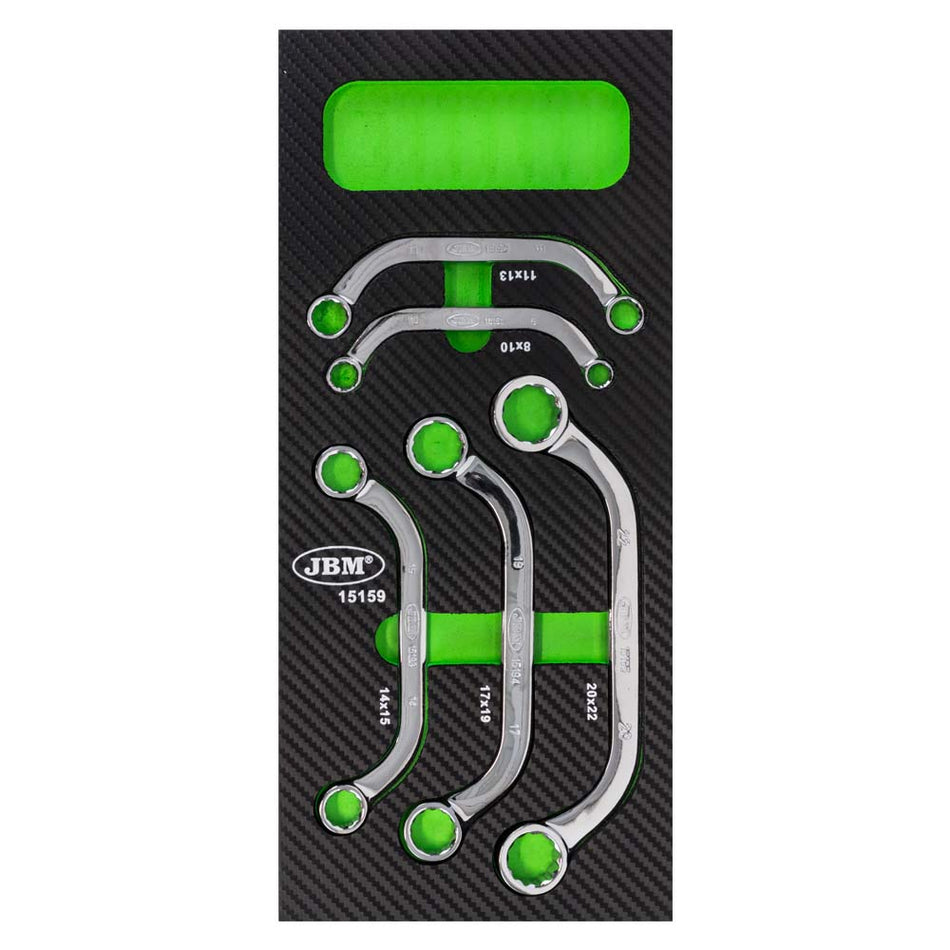 MODULE EN EVA EN FIBRE DE CARBONE AVEC 5 JEUX DE CLÉS DE TYPE C - REVÊTEMENT MIROIR