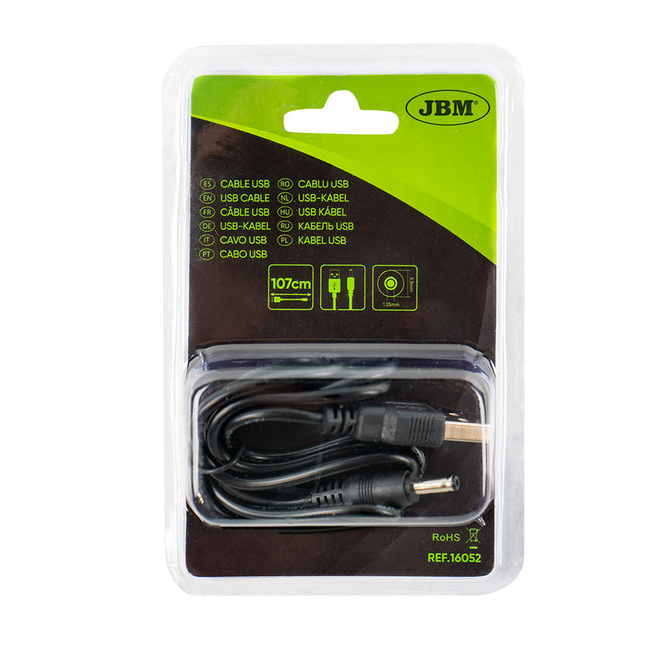 CÂBLE USB TYPE A / FICHE RONDE 3.5MM
