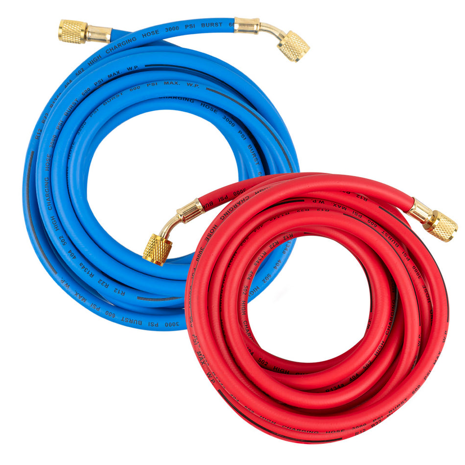 JEU DE 2 TUYAUX À HAUTE ET BASSE PRESSION DE 5 MÈTRES DE LONG (REF.54291)