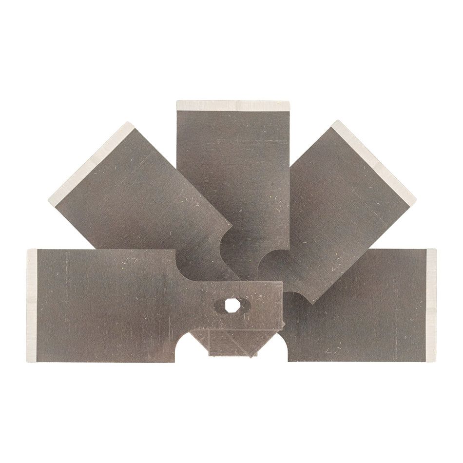 5 LAMES DE 20 MM DROITES/LARGES POUR REF. 54505