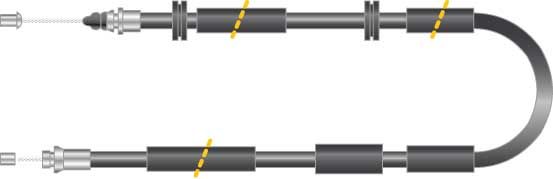 Tirette à câble, frein de stationnement - CF5720