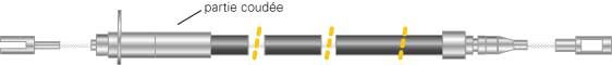 Tirette à câble, frein de stationnement - CF5107