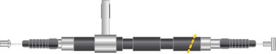 Tirette à câble, frein de stationnement - CF5721