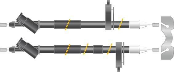 Tirette à câble, frein de stationnement - CF5789
