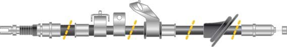 Tirette à câble, frein de stationnement - CF5635