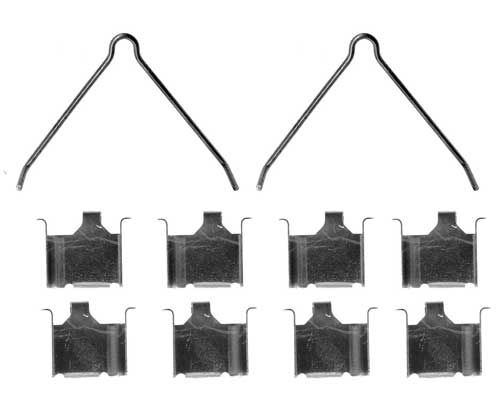 Kit d'accessoires, plaquette de frein à disque - A172