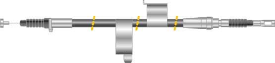 Tirette à câble, frein de stationnement - CF5316