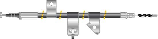 Tirette à câble, frein de stationnement - CF5306