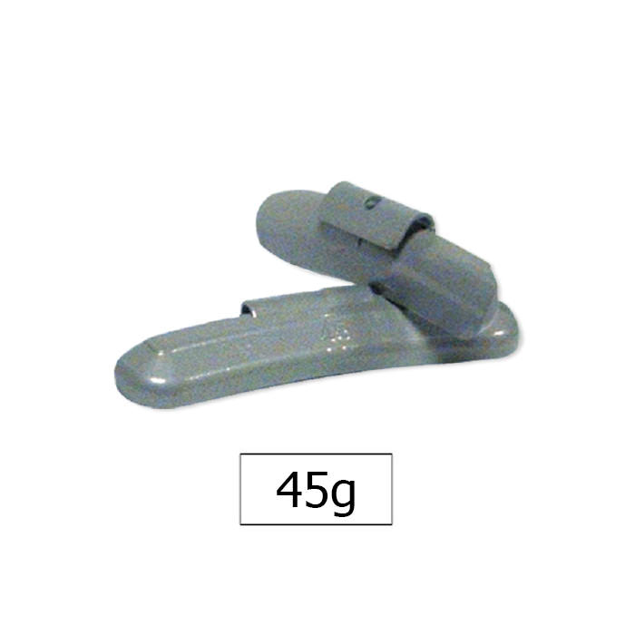 MASSE D'EQUILIBRAGE EN ZINC 45G JANTE UNIV.