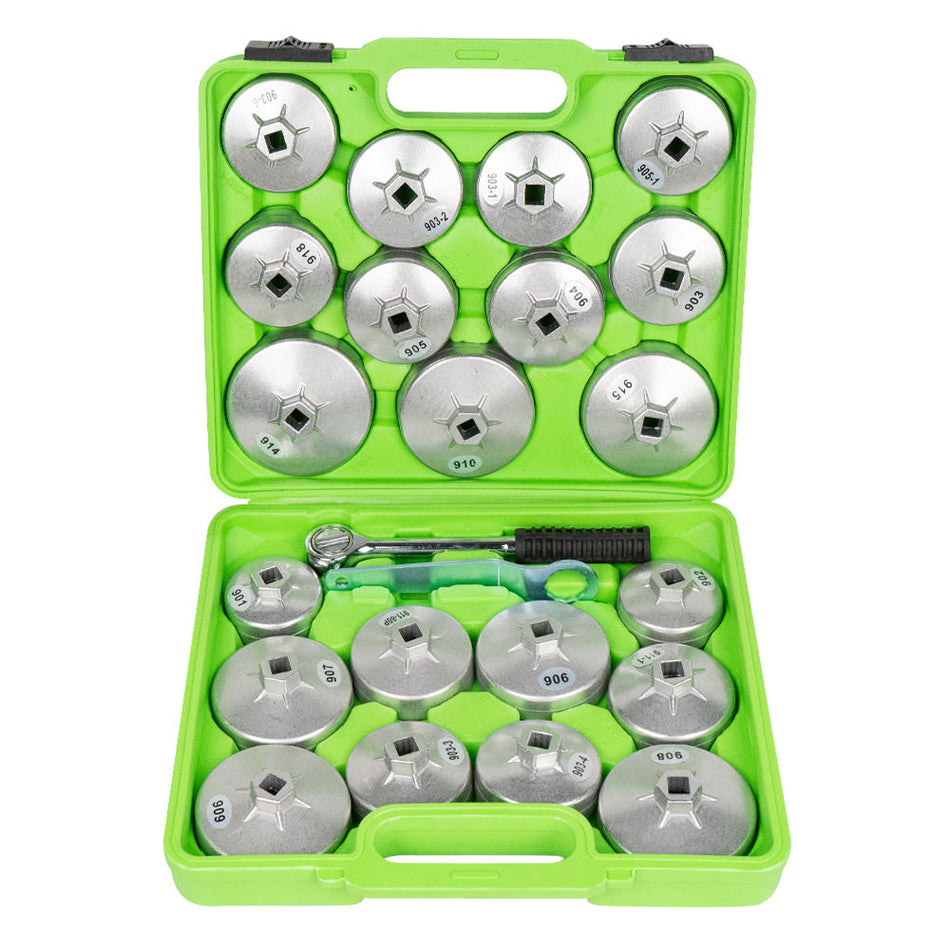 JEU DE CLÉS POUR FILTERS À HULIE EN ALUMINIUM, 23 PIÈCES
