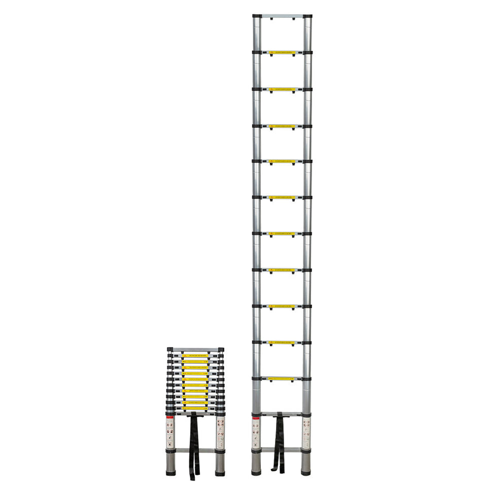 ÉCHELLES TÉLESCOPIQUE 12 PAS  3.8M