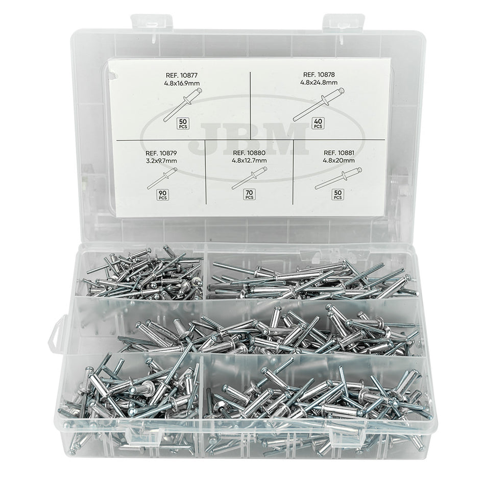 ÉTUI DE RIVETS 300 PIÈCES