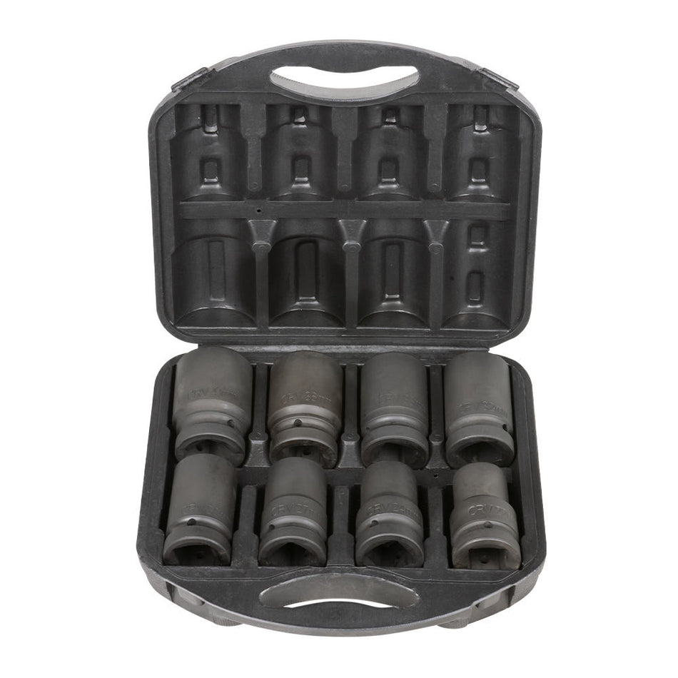 COFFRET DE 8 DOUILLES 1" POUR DEMULTIPLICATEUR DE FORCE