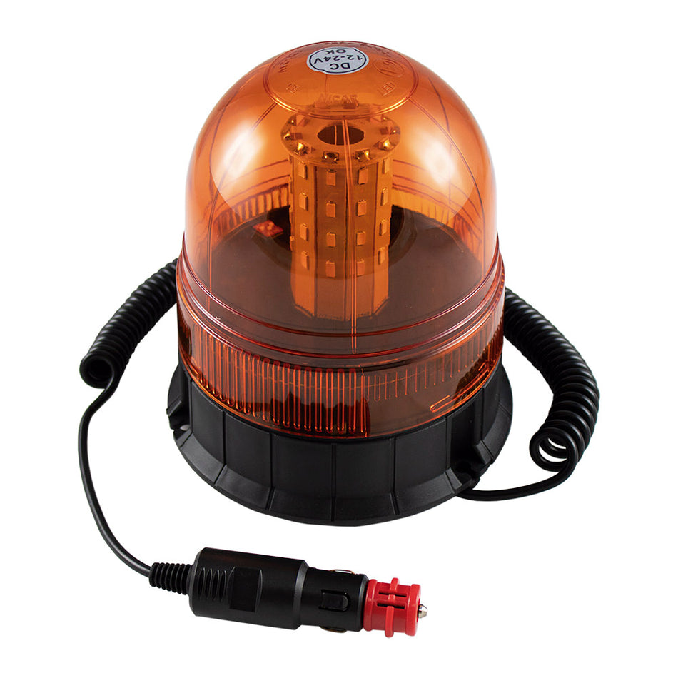 GYROPHARE 6 FONCTIONS À LED 12-24V AVEC PRISE ALLUME-CIGARE