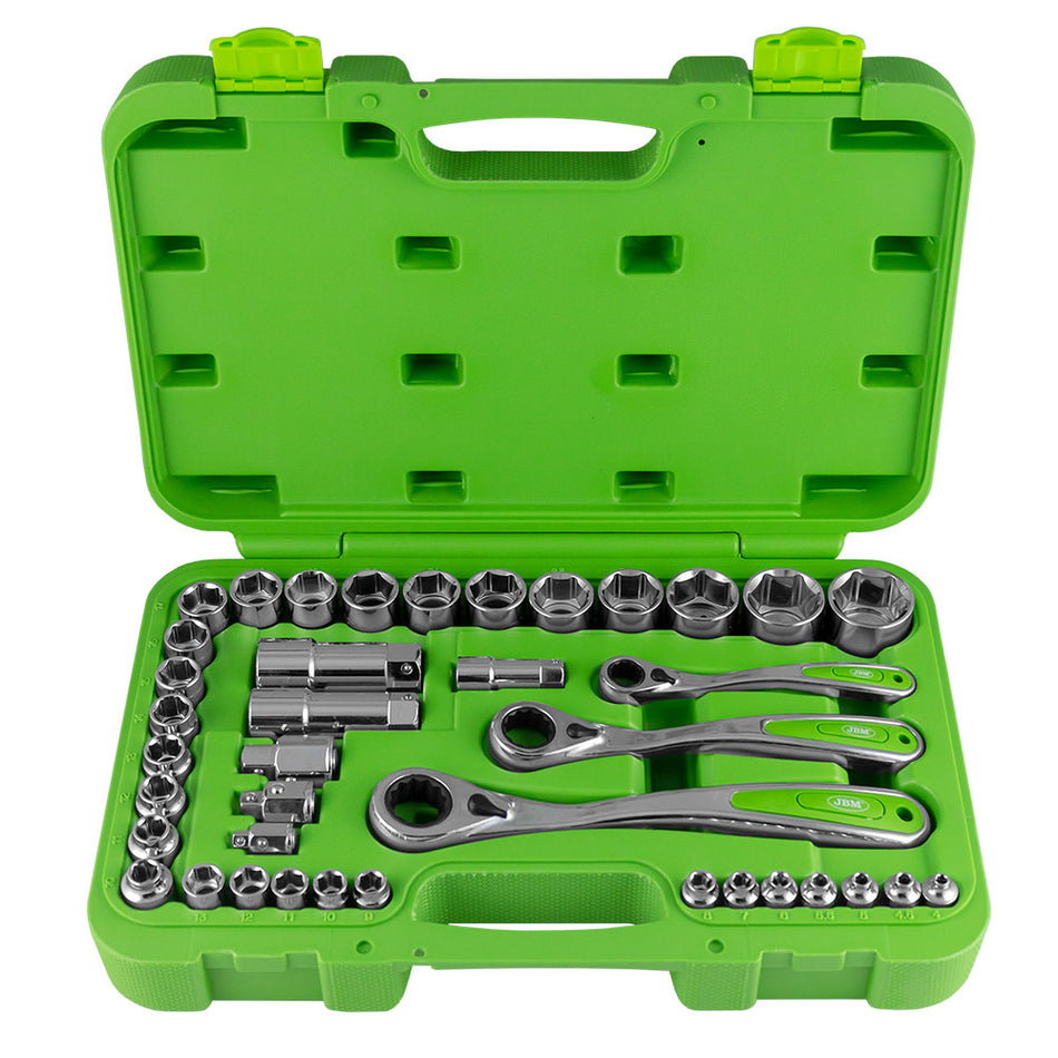 KIT D'OUTILS DE PASSAGE DE 39 PIÈCES CHROMÉE