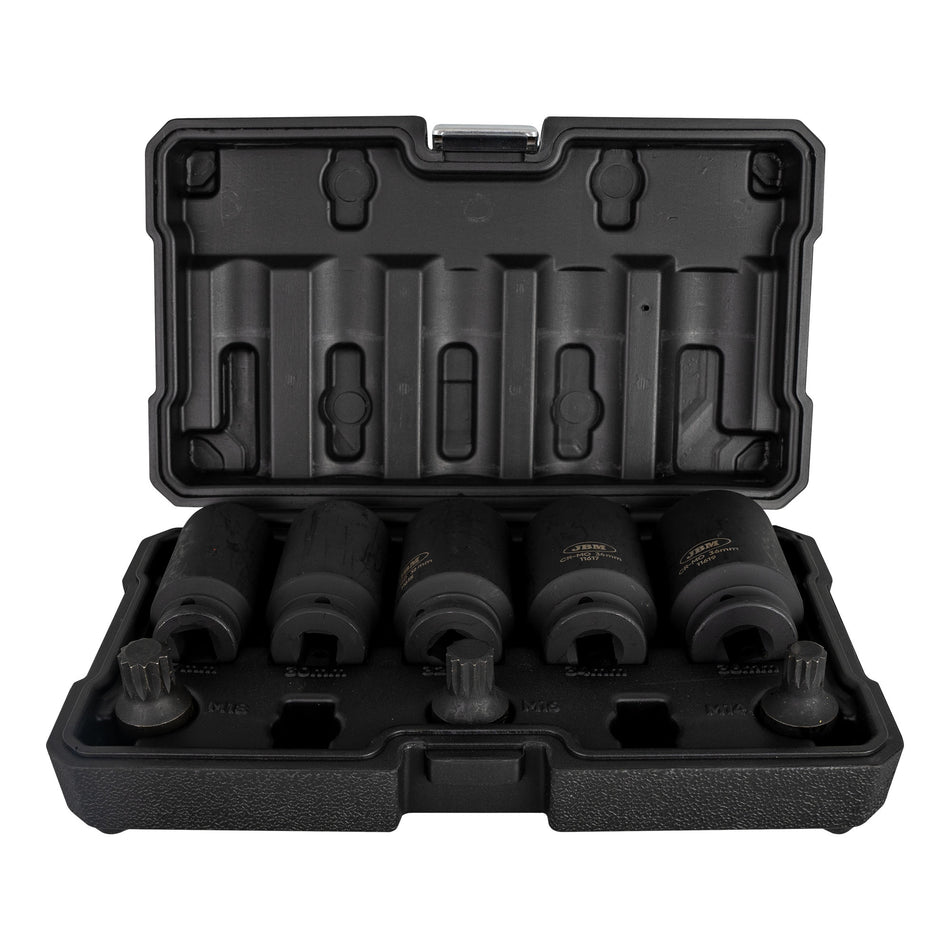 JEU DE 8 DOUILLES ET POINTES XZN DE 1/2" À CHOC
