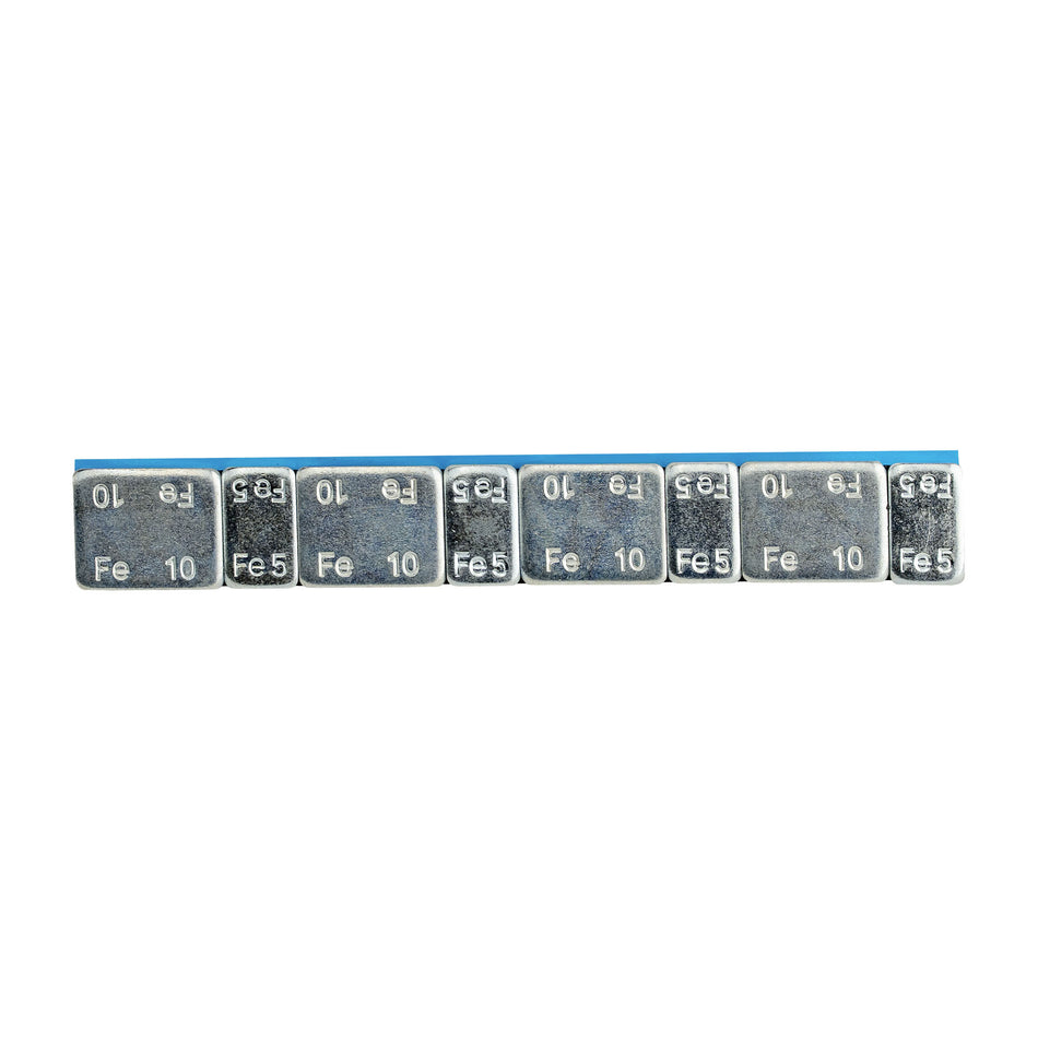 MASSE D'ÉQUILIBRAGE AUTOCOLLANTE DE FER 60GR. (4X10GR., 4X5GR.)