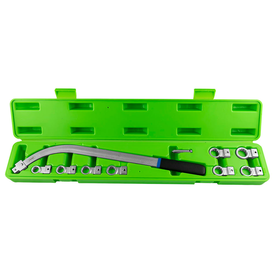 JEU DE CLÉS COURBÉES POUR EXTRACTION DE COURROIES TÊTE INTERCHANGEABLE