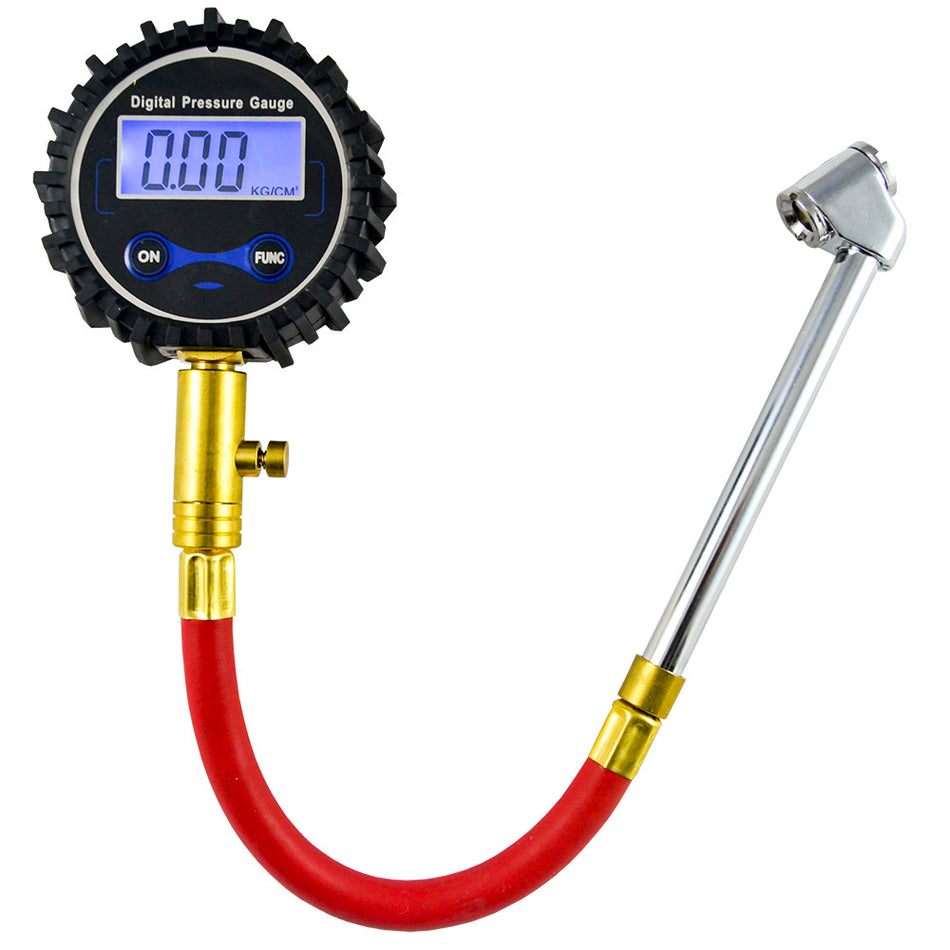 TESTEUR  DIGITAL DE PRESSION DE PNEUMATIQUES AVEC TUBE (0-15BAR)﻿