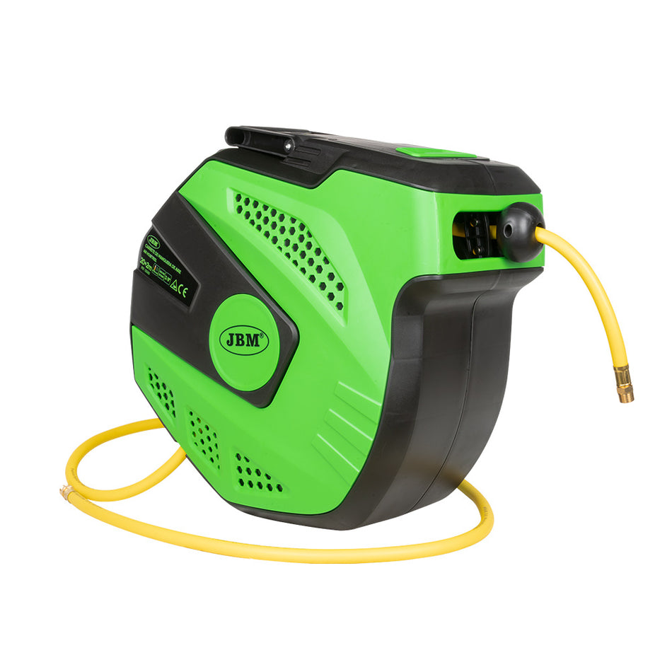 ENROULEUR DE TUYAU D’AIR 20+2M - VERT