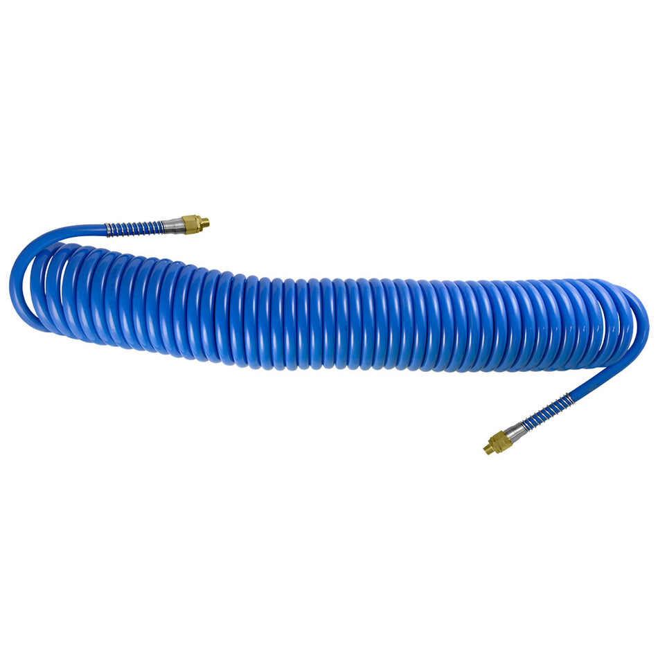 TUYAU SPIRAL PNEUMATIQUE 10 MM - 15 M - CONNECTEUR 1/4"