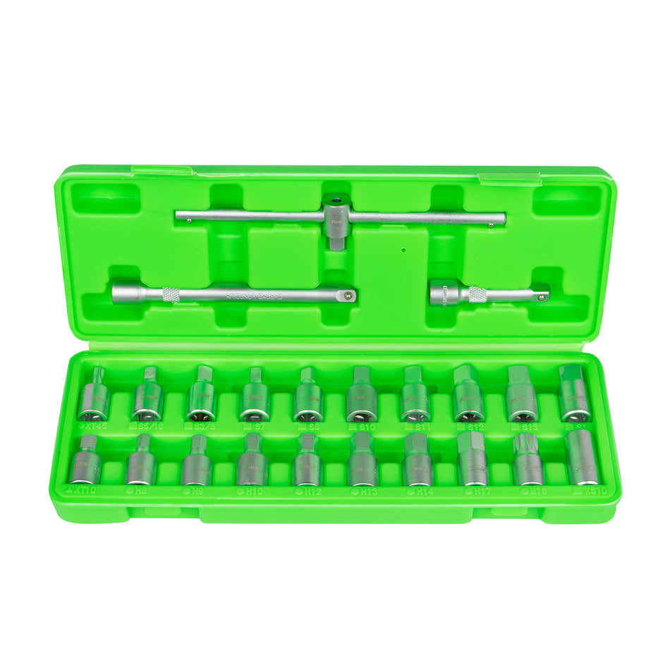 COFFRET DOUILLES DE VIDANGE 23PCS