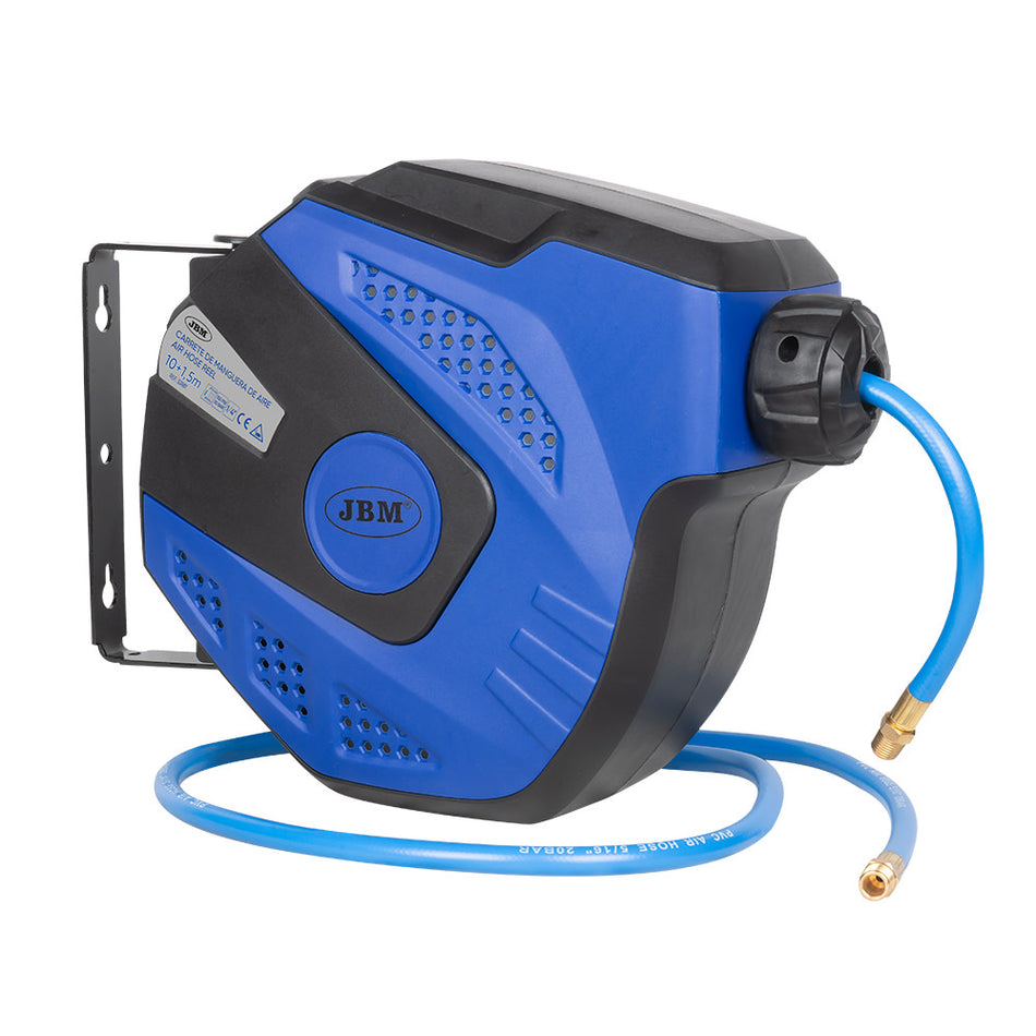 ENROULEUR DE TUYAU D’AIR 10+1,5M - BLEU