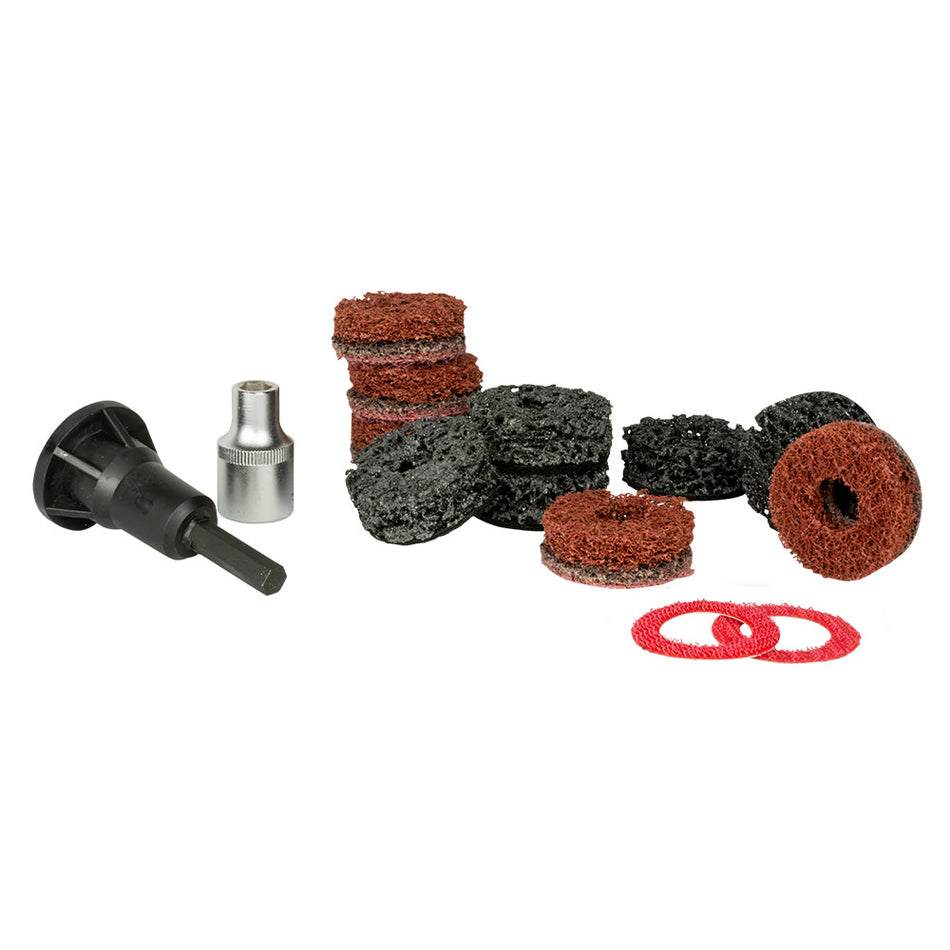 TROUSSE À OUTILS DE NÉTTOYAGE DE MOYEU, 14 PIÈCES
