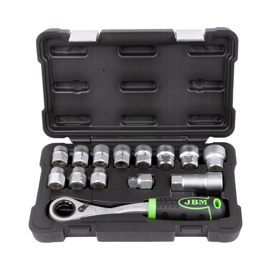 KIT D'OUTILS DE PASSAGE DE 14 PIÈCES ZINGUÉ