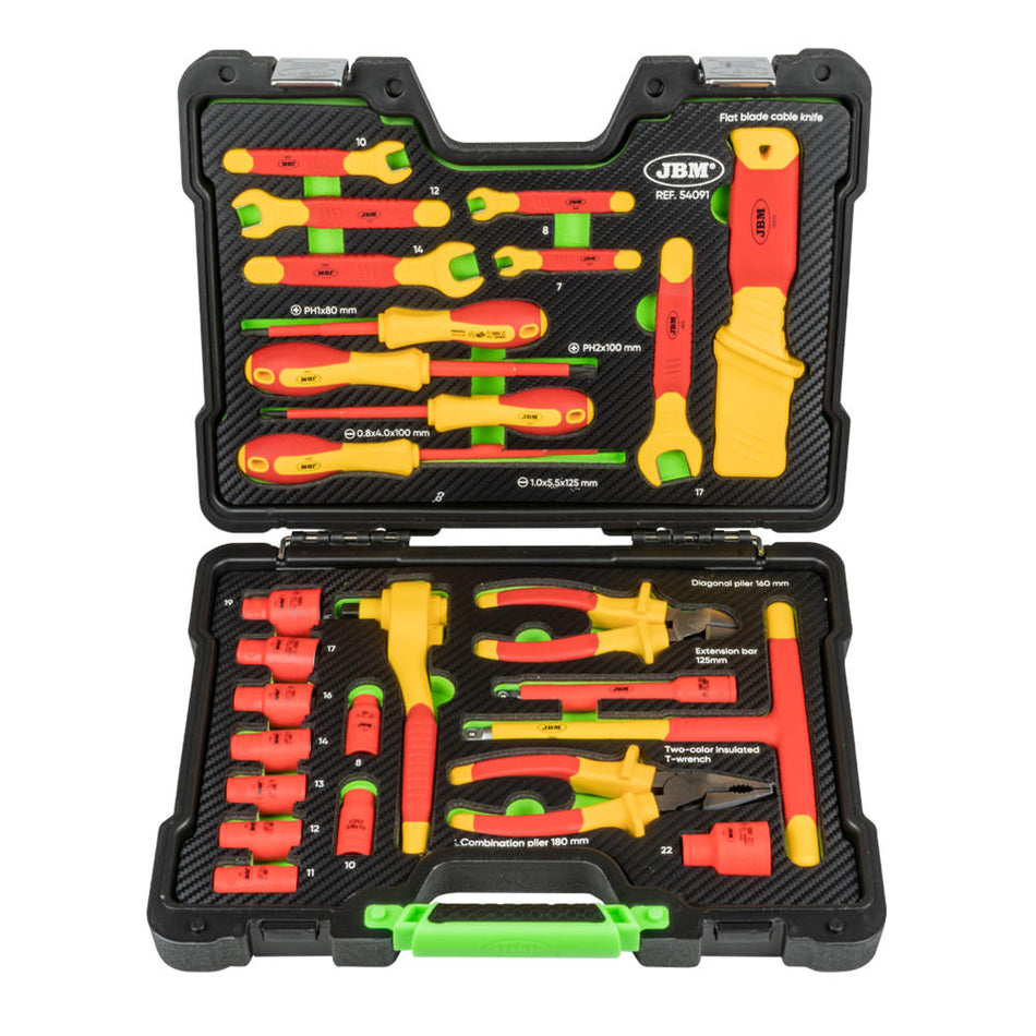 COFFRET D'OUTILS AVEC ISOLATION VDE - 26 PIÈCES