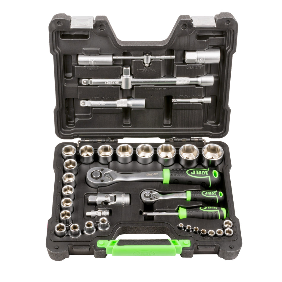 COFFRET D'OUTILS DE 36 PIÈCES ZINGUÉES