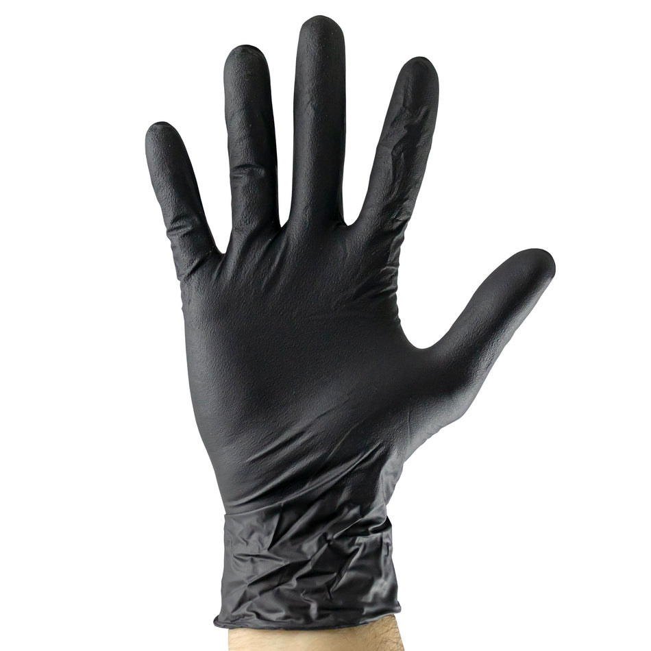 BOITE GANTS NOIRS NITRILE T:L 5MIL
