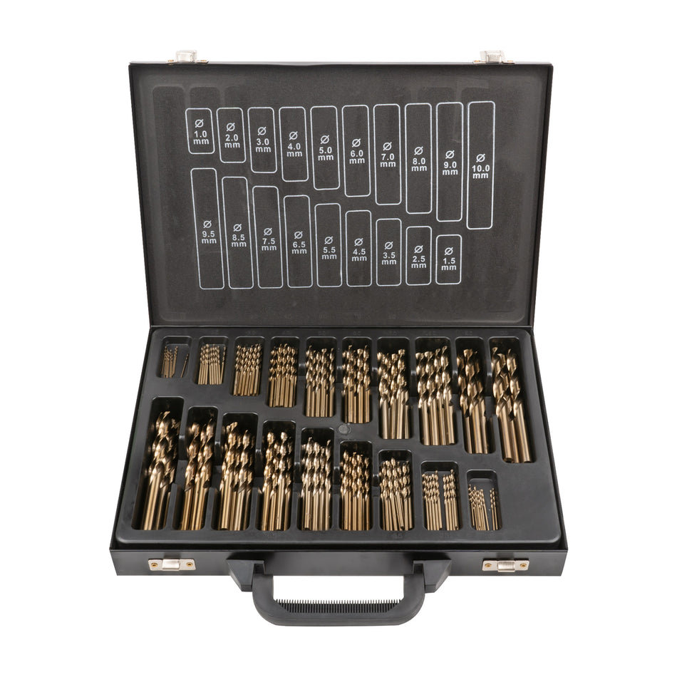 JEU DE FORETS HÉLICOÏDAUX 1-10MM HSS-CO5 COBALT