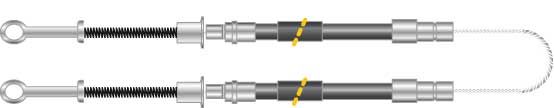 Tirette à câble, frein de stationnement - CF5123