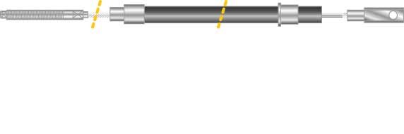 Tirette à câble, frein de stationnement - CF5069
