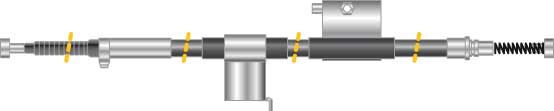 Tirette à câble, frein de stationnement - CF5601