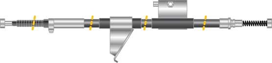 Tirette à câble, frein de stationnement - CF5600