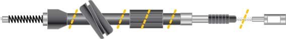 Tirette à câble, frein de stationnement - CF5038