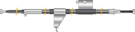 Tirette à câble, frein de stationnement - CF5602